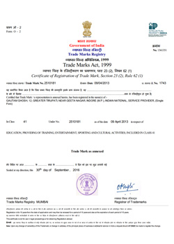 W3schools Trademark Certificate Class 41