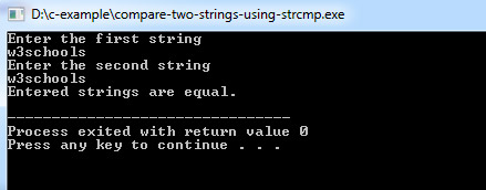 compare-strings-c