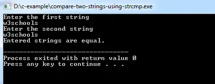 compare-strings-c