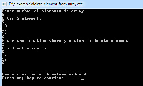 delete-element-from-array