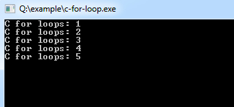 c-for-loop