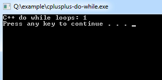 cplusplus-do-while