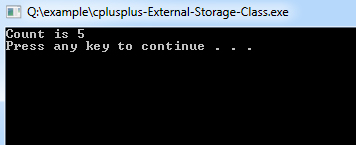 cplusplus-External-Storage-Class