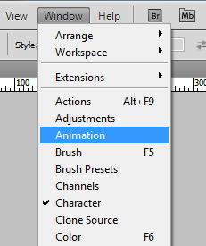 Photoshop Create Animated GIF Banner