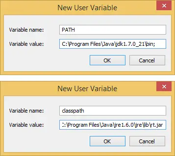 difference between path and classpath