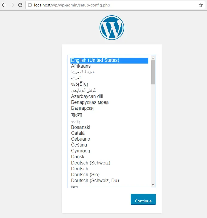 WordPress Installation